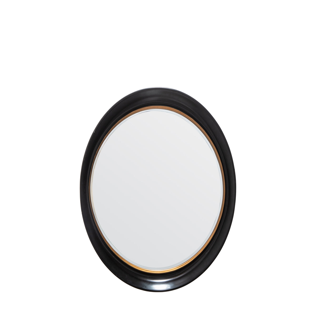 Gallery Direct Fiddock Mirror Black and Gold - image 2