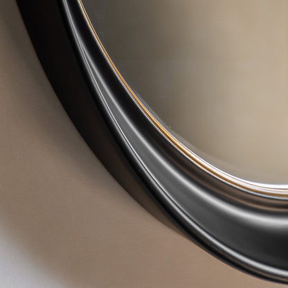 Gallery Direct Fiddock Mirror Black and Gold - image 3