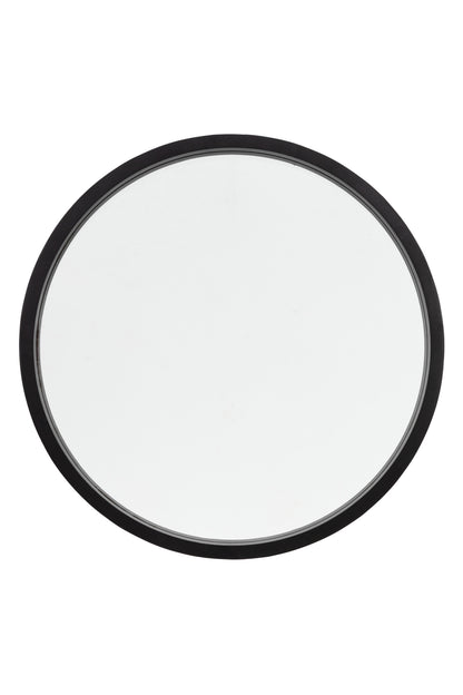 Gallery Direct Higgins Round Mirror Black - image 2