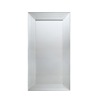 Gallery Direct Ferrara Leaner Mirror Silver - image 2