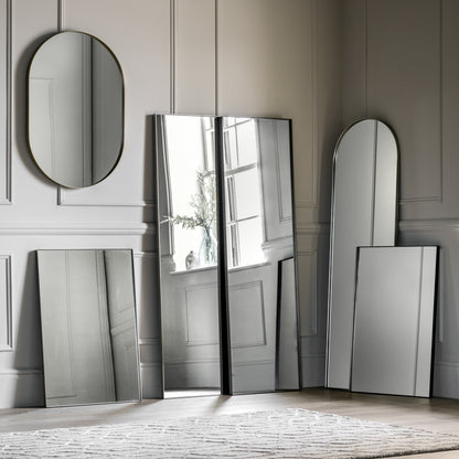 Gallery Direct Hurston Arch Mirror Champagne - image 5