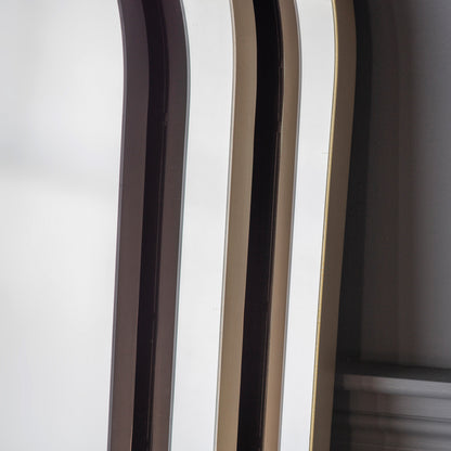 Gallery Direct Hurston Arch Mirror Black - image 3