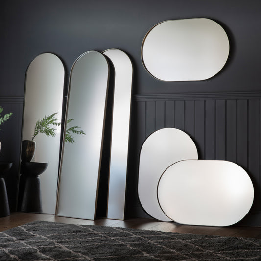 Gallery Direct Hurston Arch Mirror Black - image 1