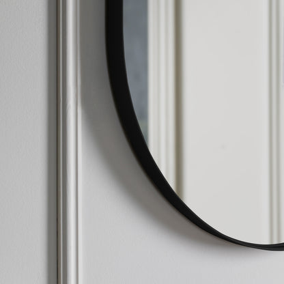 Gallery Direct Hurston Elipse Mirror Black - image 3