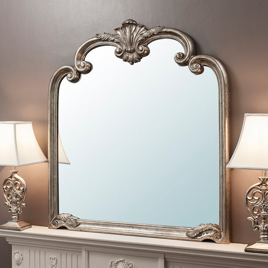 Gallery Direct Palazzo Mirror Silver - image 1