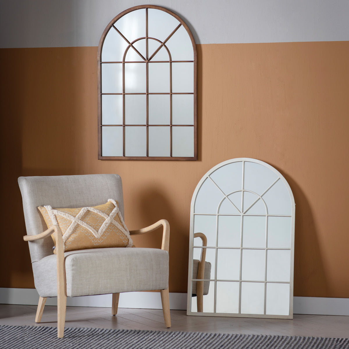 Gallery Direct Kelford Mirror Cream - image 5