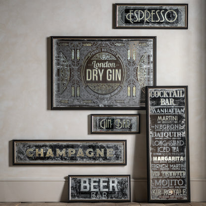 Gallery Direct London Dry Gin Mirror - image 1