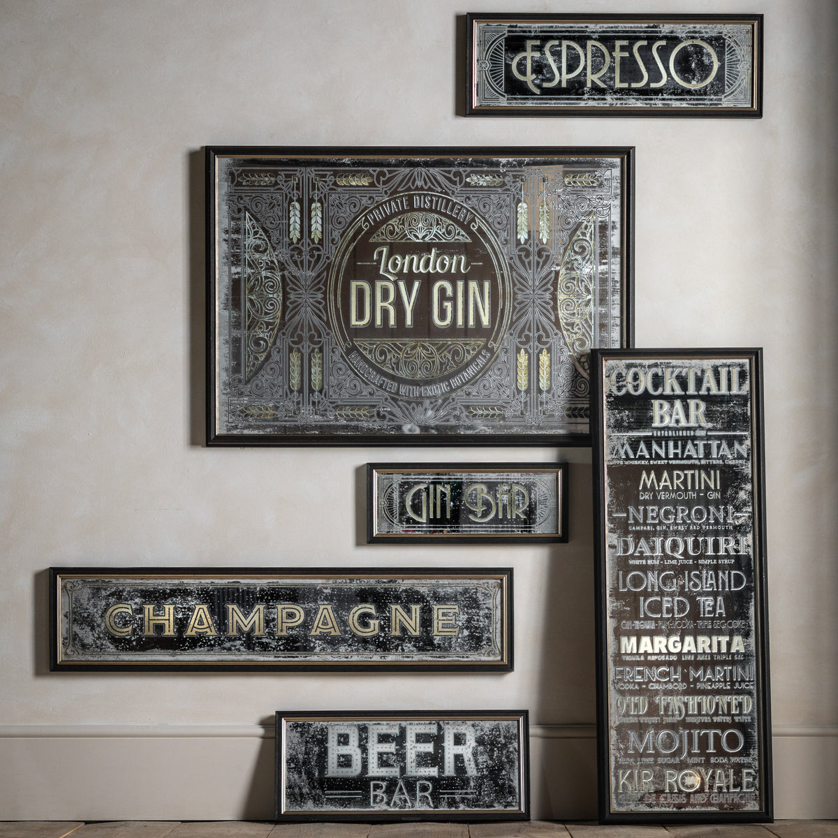 Gallery Direct Beer Bar Mirror - image 1