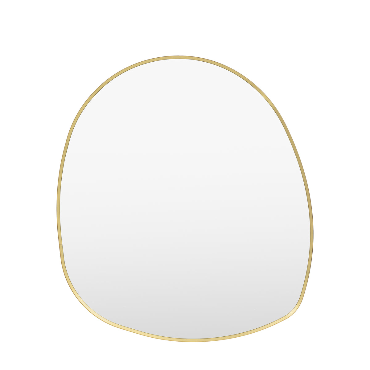 Gallery Direct Holworth Pebble Mirror Gold - image 2