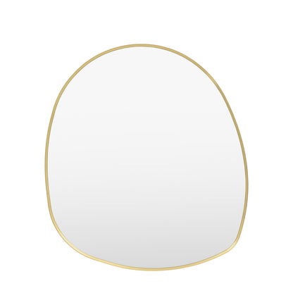 Gallery Direct Holworth Pebble Mirror Gold - image 2