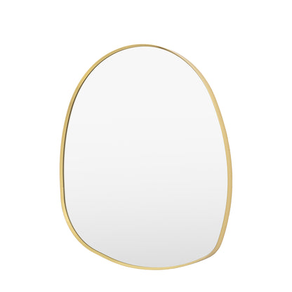 Gallery Direct Holworth Pebble Mirror Gold - image 5