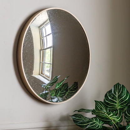 Gallery Direct Yardley Convex Round Mirror Bronze - image 1