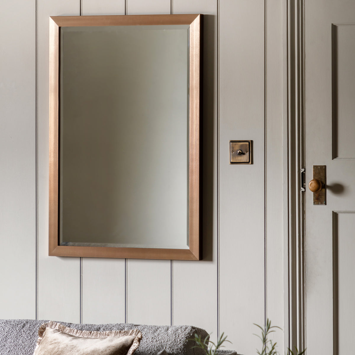 Gallery Direct Wallace Rectangle Mirror Bronze - image 1