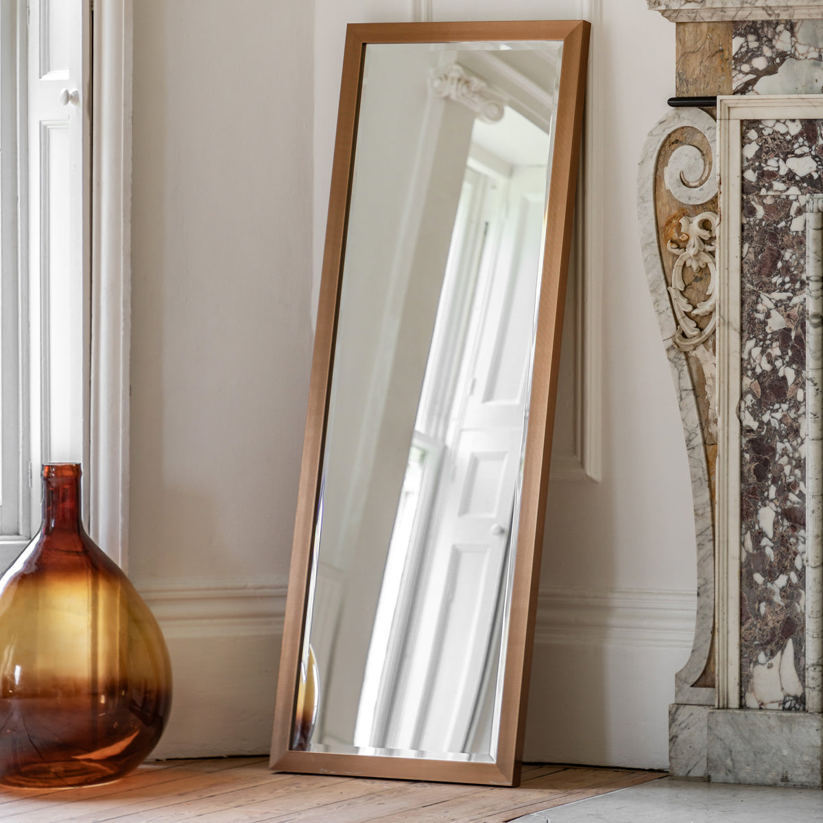 Gallery Direct Wallace Leaner Mirror Bronze - image 1