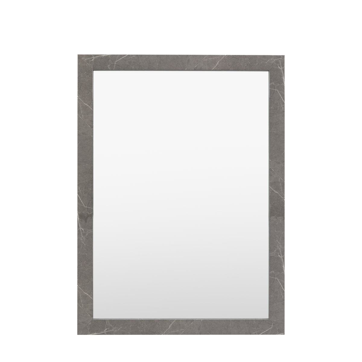 Gallery Direct Romano Rectangle Mirror Marbled Grey - image 2