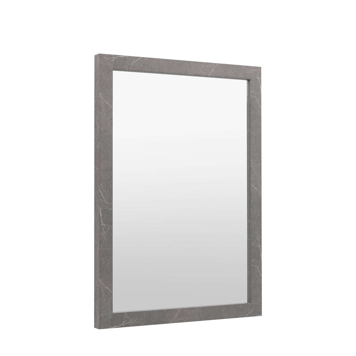 Gallery Direct Romano Rectangle Mirror Marbled Grey - image 6