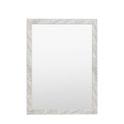 Gallery Direct Romano Rectangle Mirror Marbled White - image 2