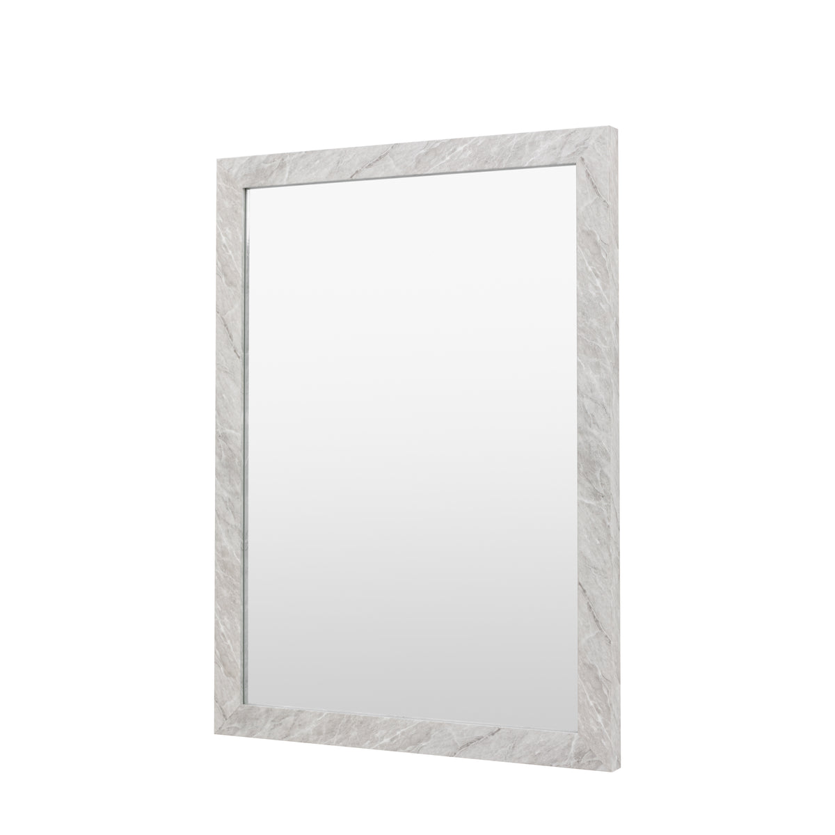 Gallery Direct Romano Rectangle Mirror Marbled White - image 6