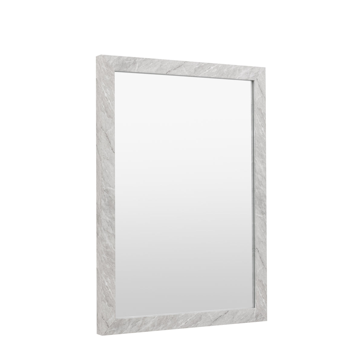 Gallery Direct Romano Rectangle Mirror Marbled White - image 7