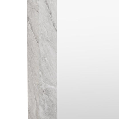 Gallery Direct Romano Rectangle Mirror Marbled White - image 8