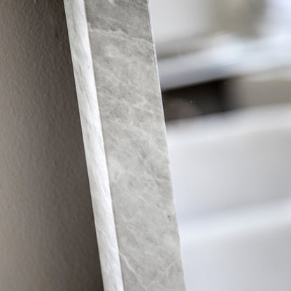 Gallery Direct Romano Leaner Mirror Marbled White - image 4