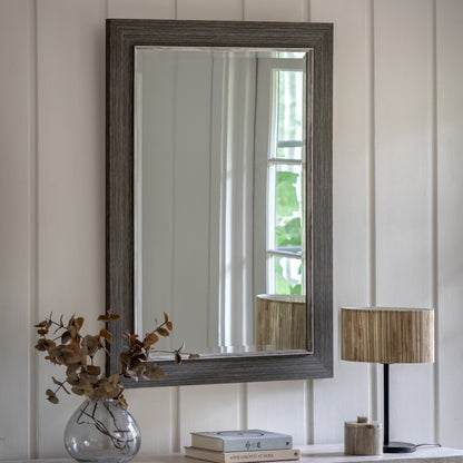 Gallery Direct Richmond Rectangle Mirror Pewter - image 1