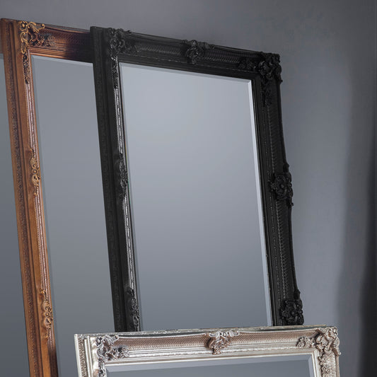 Gallery Direct Abbey Leaner Mirror Black - image 1