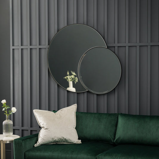 Gallery Direct Ostia Mirror Black - image 1