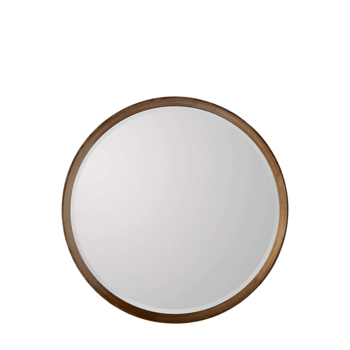 Gallery Direct Keaton Round Mirror Walnut - image 2