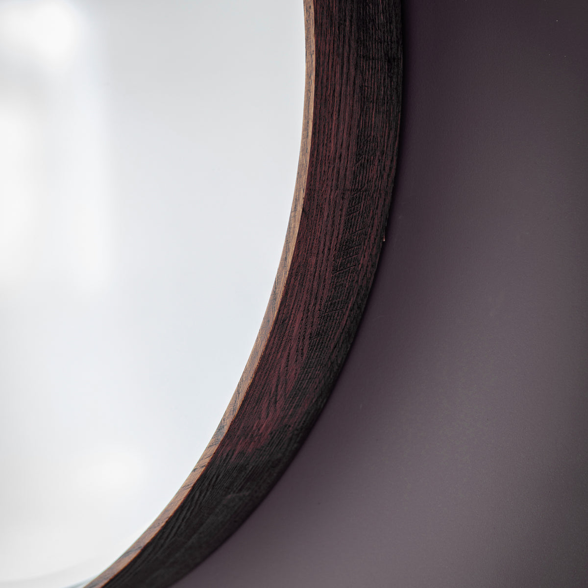 Gallery Direct Keaton Round Mirror Walnut - image 3