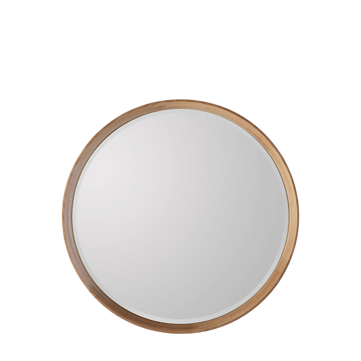 Gallery Direct Keaton Round Mirror Oak - image 1