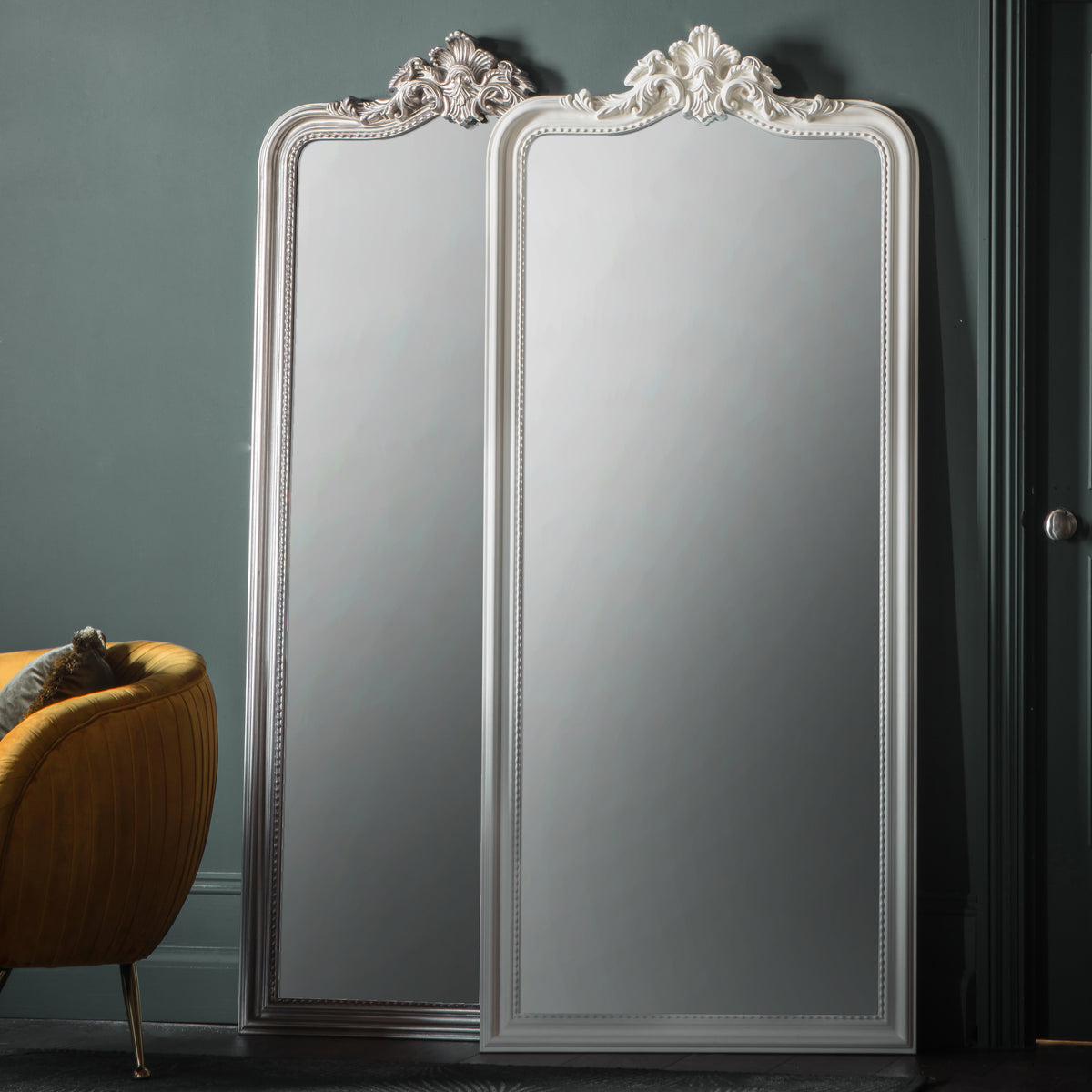 Gallery Direct Cagney Mirror Silver - image 1