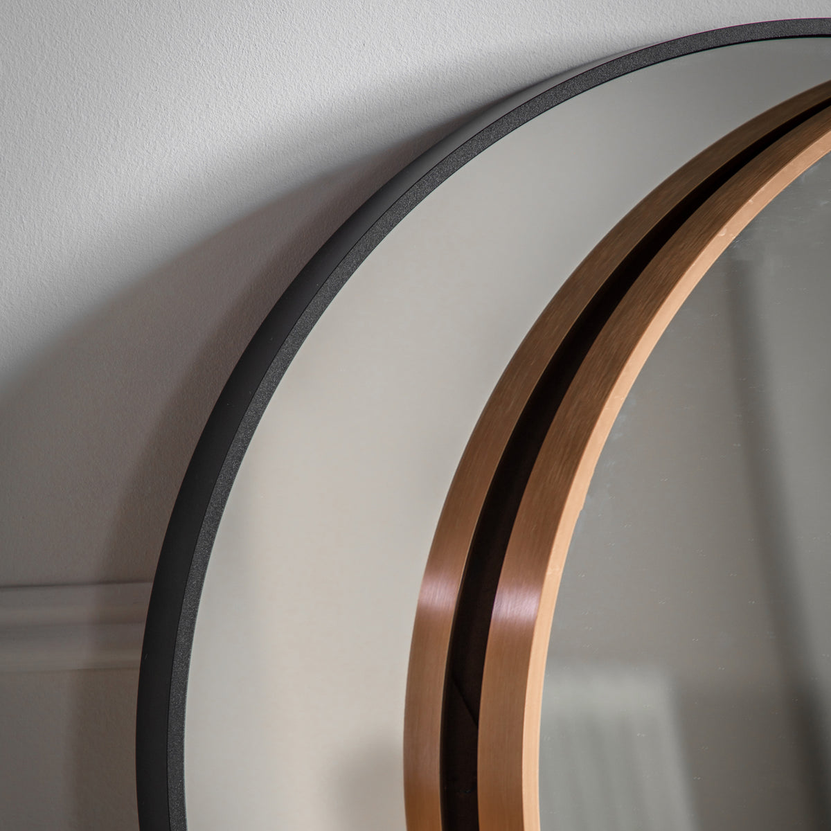 Gallery Direct Yardley Mirror Round Black - image 3