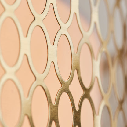 Gallery Direct Cordero Ceiling Lamp Gold/White, close-up of the finish and design