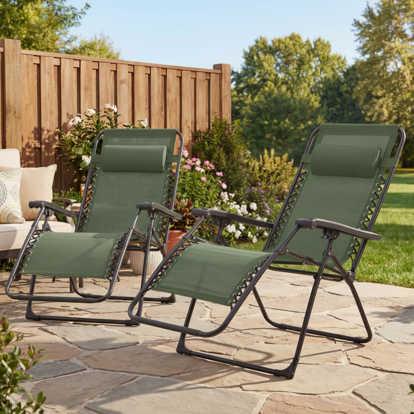Royal Garden Zero Gravity Relaxer Duo Set in Green