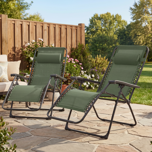 Royal Garden Zero Gravity Relaxer Duo Set in Green