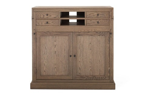 Carlton Furniture Ashford Campaign Desk - Grey Oiled Finish — product view