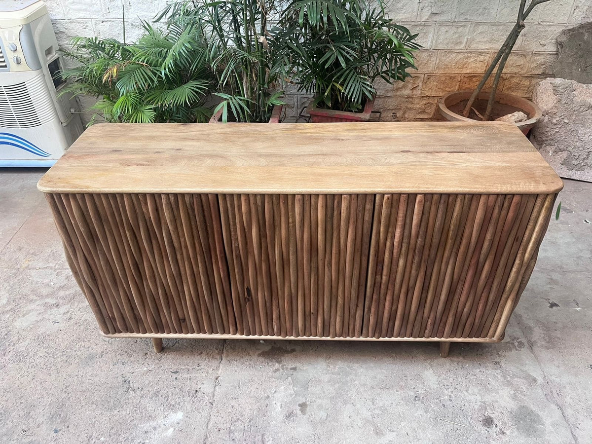 Carlton Furniture Branch - Wooden 3 Door Sideboard — product view