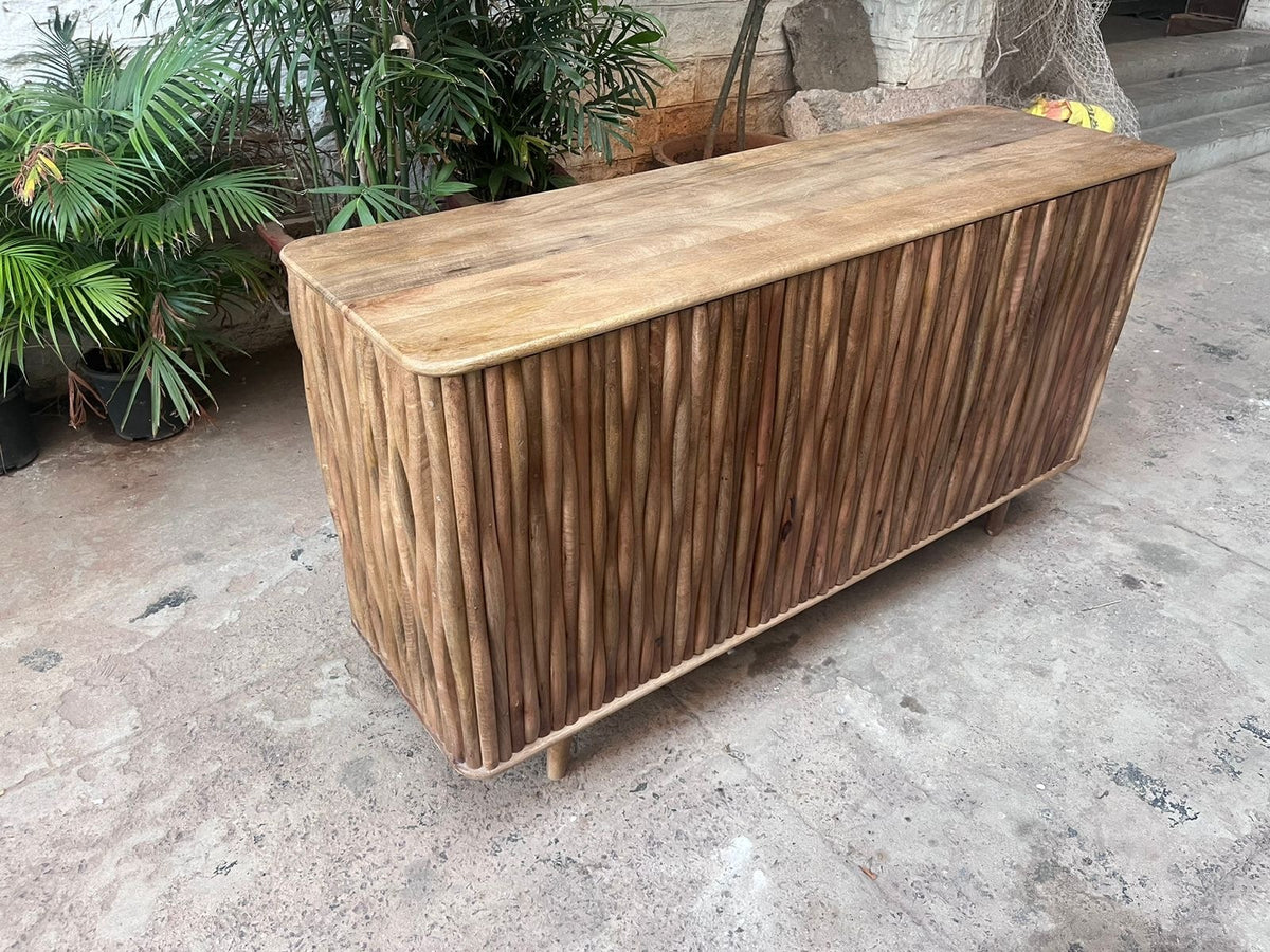 Carlton Furniture Branch - Wooden 3 Door Sideboard — product view