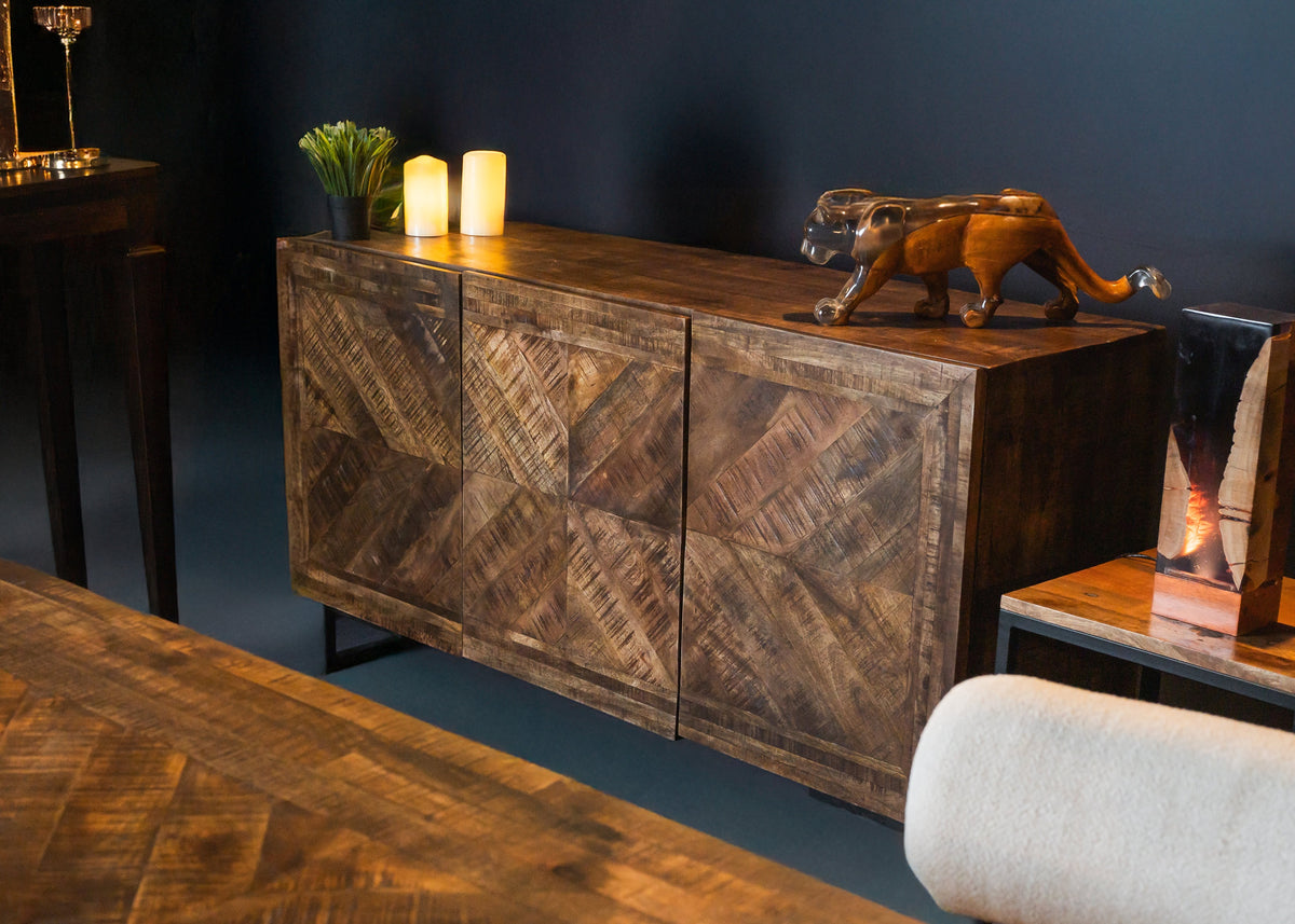 Carlton Furniture Charlbury 3 Door Sideboard — lifestyle setting