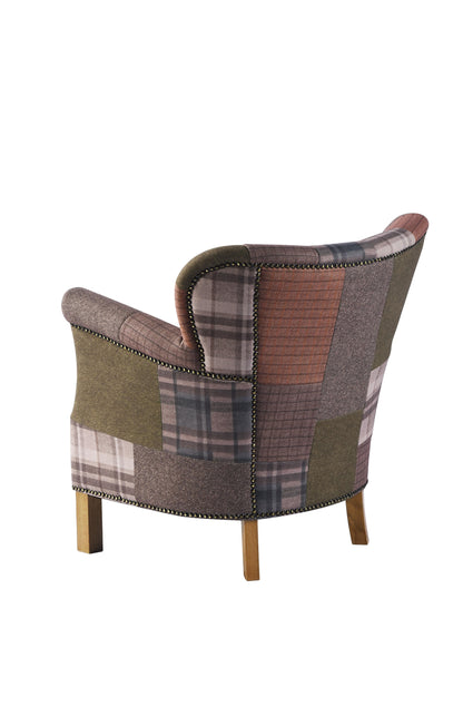 Carlton Furniture Dean Chair in Patchwork W10 Legs — product view