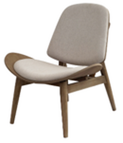 Carlton Furniture Iona Chair in Verona Wheat Fabric with Grey Oiled Legs supplier photograph 1