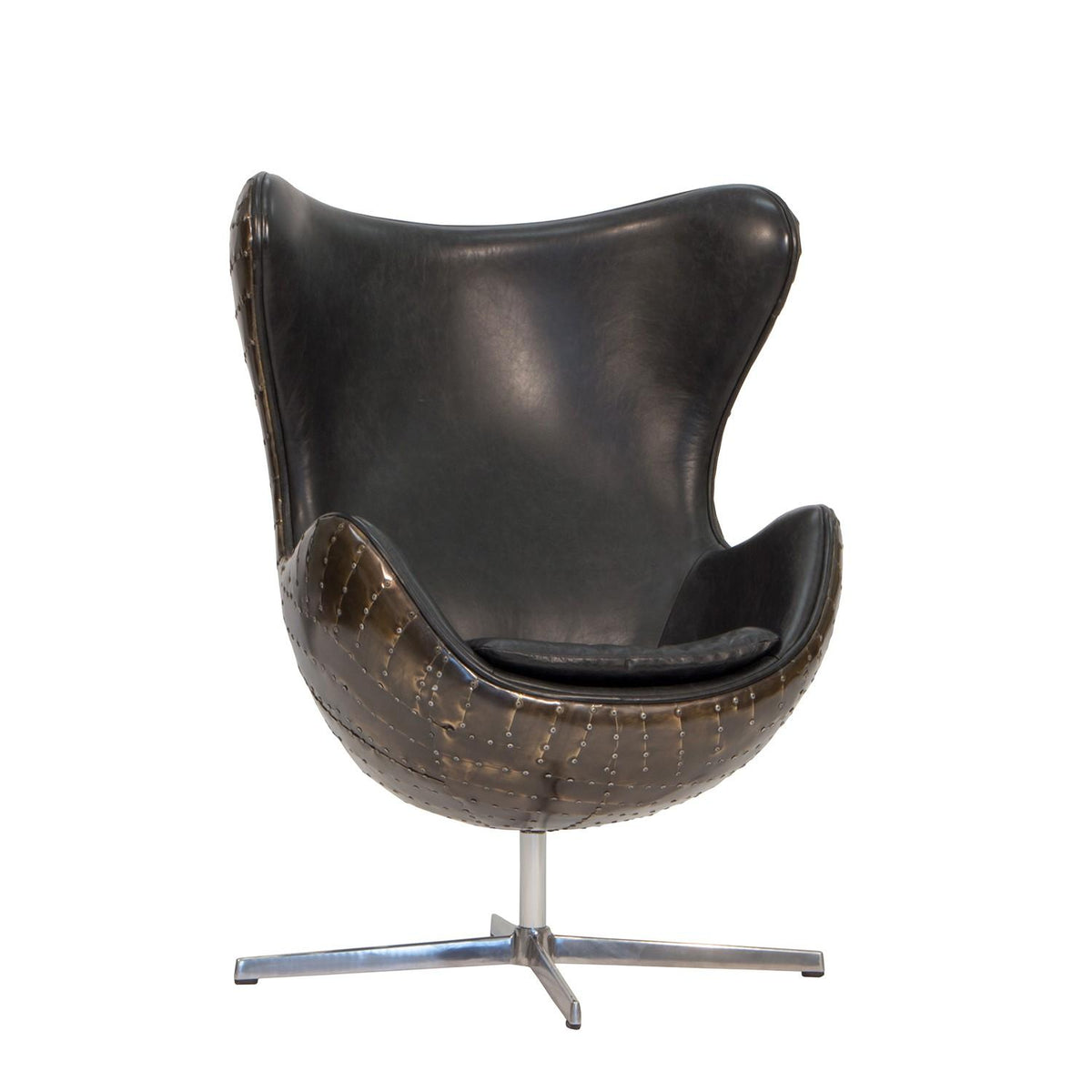 Carlton Furniture Keeler Chair - Vintage Jet Brass — product view