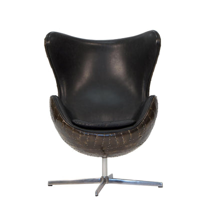 Carlton Furniture Keeler Chair - Vintage Jet Brass — product view
