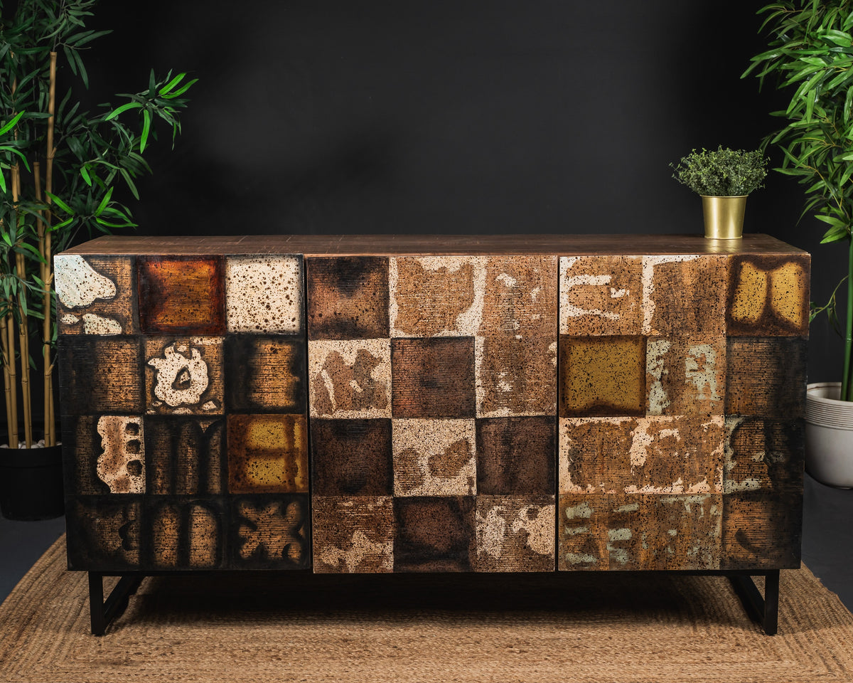 Carlton Furniture Lovell 3 Door Sideboard — lifestyle setting