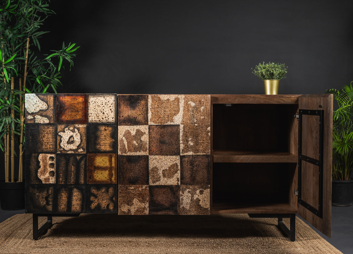 Carlton Furniture Lovell 3 Door Sideboard — lifestyle setting