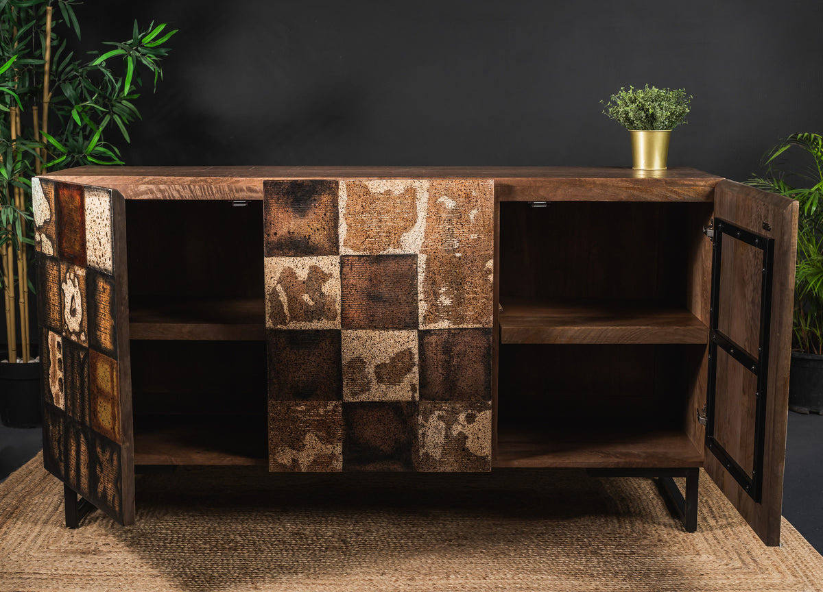 Carlton Furniture Lovell 3 Door Sideboard — lifestyle setting