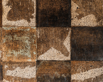 Carlton Furniture Lovell Dining Table with Spider Leg — patterned timber tabletop detail