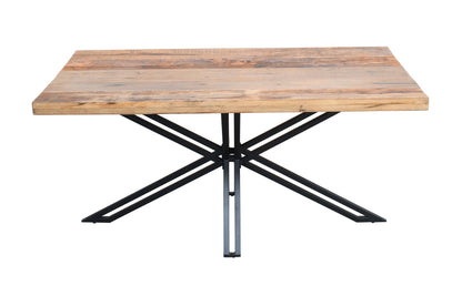Carlton Furniture Sleeper Wood - Rectangular Dining Table with Open X Leg — product view