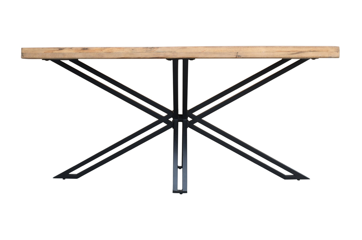 Carlton Furniture Sleeper Wood - Rectangular Dining Table with Open X Leg — product view